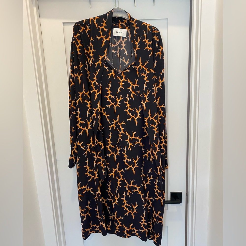 NWOT BAACAL - stunning Deadstock silk dress from luxury plus size designer.